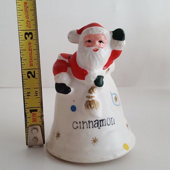Vintage Napcoware Christmas Ceramic Santa Cinnamon Spice Shaker *AS IS - Picture 7 of 8